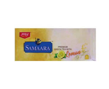 Samaara Premium Green Tea Lemon Flvr, 25 Bags, 50G, Pack Of 12